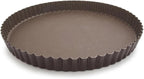 GOBEL - Non-Stick Round Fluted Tart Mold / Quiche Pan with Removable Bottom - 12 5/8"