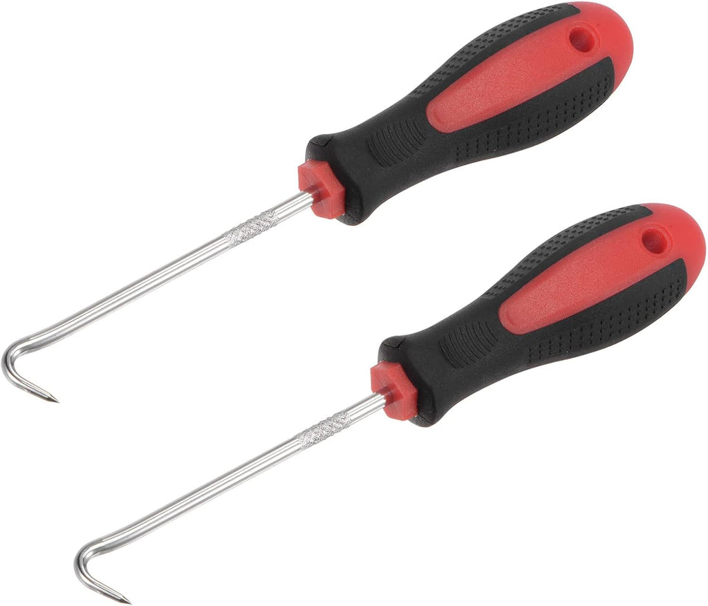uxcell Full Hook Pick 5.91" Puller Remover Removal Tool for Oil Seal/O-rings, Gasket, Hose 2Pcs