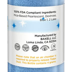 Bakell - Deep Blue Tinker Dust (4g, 1x Mini Spray Pump) Edible Glitter for Food, Desserts, and Beverages!