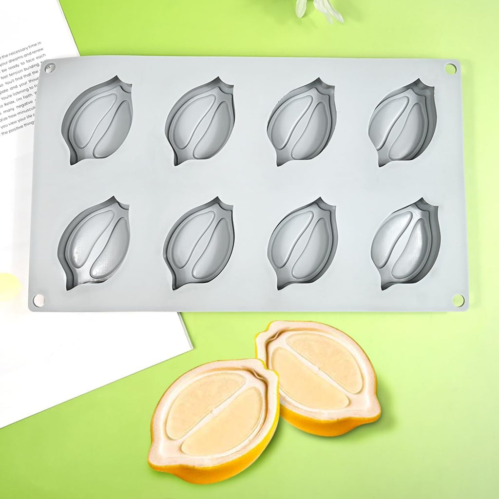 mostsom 3D Lemon Silikone Cake Mold For Baking Mousse Desserts Bakeware Cake Decorating Tools (I_ Lemon)