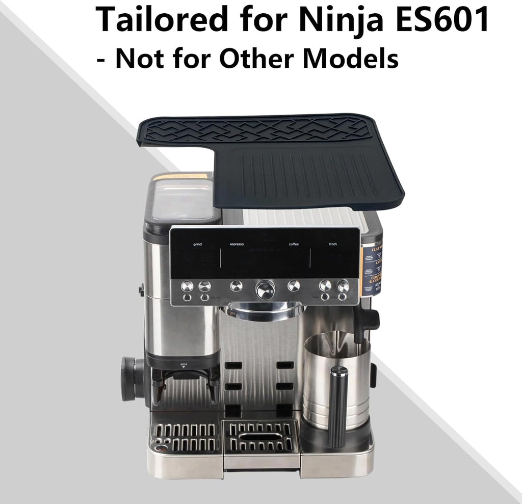 Top Mat Compatible with Ninja Luxe Espresso Coffee Machine Es601, Food Grade Silicone Coffee Mat, Ninja Luxe Espresso Machine Mat Accessories