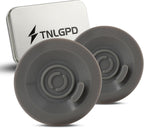 54mm Cleaning Disc Replacement for Breville Espresso Backflush Cleaning Disc for Breville Compatible with BES870/BES878/BES876/BES840/BES880/BES881/BES810/881 (54mm Glossy Gray (No Holes))