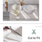 Golener Bar Mat Spill Mat,Counter Protector Absorbent Coffee Maker Spill Mat Under Espresso Maker rug,Heat Resistant Tamping Mat Protects Against Spills Water Proof Kitchen Decor,Use as Cup Mat