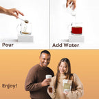 Waka Instant Black Tea Mix, Classic - 100% Tea Leaves, No Additives, Unsweetened Tea Powder for 50 Quarts or 200 Cups – Easy and Quick Hot or Iced Teas (4.5oz)