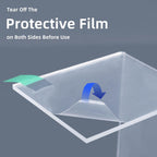 Goabroa 12 Pcs Clear Acrylic Risers Display Stands, 3 Tiers 4mm Thick Transparent Acrylic Shelves Ideal for Collectibles Stand, Party Cake Dessert Holder, Floating Visual Pop Figure Display Shelves