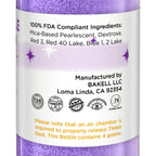 Bakell - Pollipop Purple Tinker Dust (4g, 1x Mini Spray Pump) Edible Glitter for Food, Desserts, and Beverages!