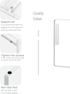 Nxconsu Cabinet Shelf Expandable Height Adjustable Shelf Organizer Riser for Kitchen Cabinet Pantry Cupboard Under Sink Countertop Organization Storage Space Saver Stackable Heavy Duty Metal White XL