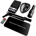 Waterproof Espresso Coffee Scale with Timer, 1000g by 0.1g, Barista Weighing Plate, RDT Tool Set, Cleaning Brushes & Batteries Included