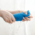 Artoid Mode 100% Cotton Sky Blue Waffle Weave Kitchen Dish Cloths, 12x12 Inch Ultra Soft Absorbent Quick Drying Kitchen Dish Towels Set of 6