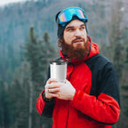 HASLE OUTFITTERS 30oz Stainless Steel Tumbler, Double Wall Vacuum Insulated Travel Mug Tumbler, Durable Insulated Coffee Mug, Gift Box Set (White, 12)