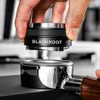BLACKROOT 51mm Precision Coffee Distributor and Tamper, Dual Head Leveler Tool with Adjustable Depth for Consistent Espresso Puck Prep, Fits 51mm Portafilters