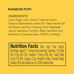 Rainbow Pop! Natural Nonpareil Sprinkles by Supernatural, No Artificial Dyes, Soy Free, Gluten Free, Vegan, 3oz