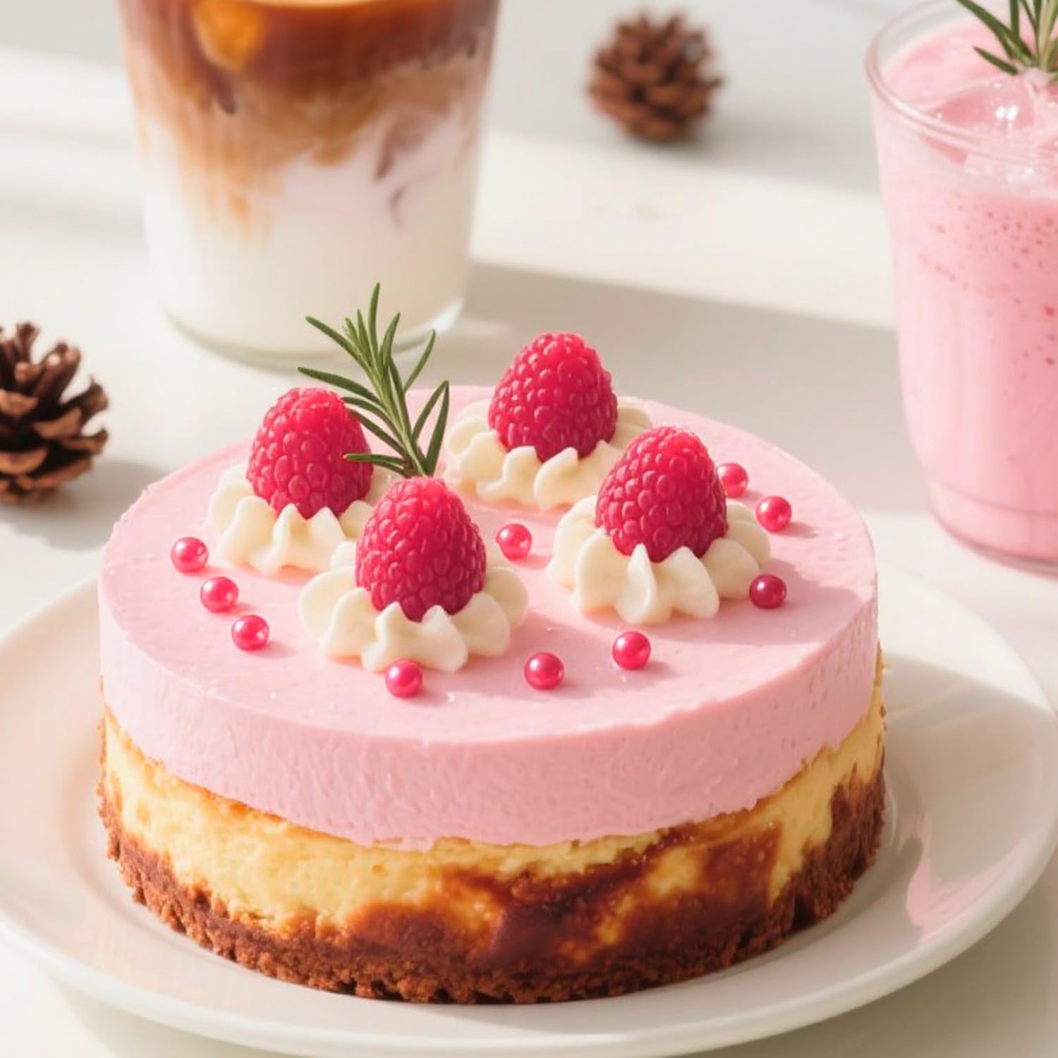 Deep Pink Pearl Sprinkles, Edible Candy Sugar Pearls, 150g/5.29oz, Pink Sprinkles for Cake Decorating, Baking Cake Decorations, Ice Cream Toppers, Cupcakes, Wedding Party Chirstmas Supplies