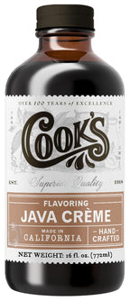 Cook's Java Creme Flavor 16 oz