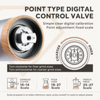 Manual Coffee Grinder Adjustable Setting，Portable Manual Grinder Conical Ceramic Burr Stainless Steel,Capacity 30g