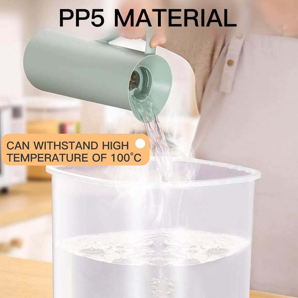 Rice Container 25 lbs,10.5 Qt/10 L/25 lbs Rice Dispenser Food Storage Bin with Measuring Cup & Brush Food Cereal Container Bins Household for Kitchen Pantry Organization(LG-10KG)