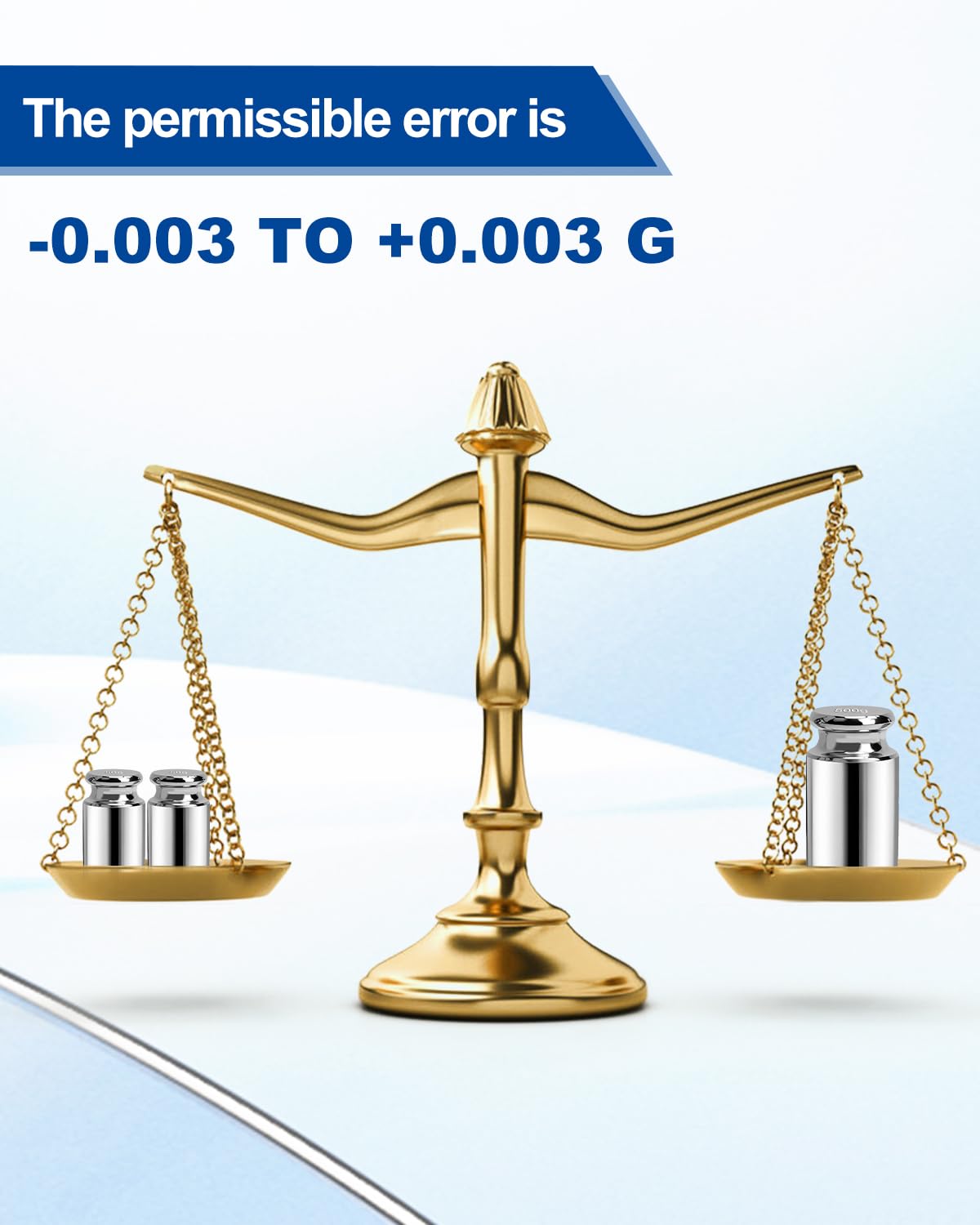 UCEC Calibration Weights for Digital Scale, 500g Gram Weights, Precision Stainless Steel Balance Scale Calibration Weight for Lab Educational Science