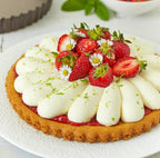 GOBEL - Non-Stick Round Fluted Tart Mold / Quiche Pan with Removable Bottom - 10 1/4"