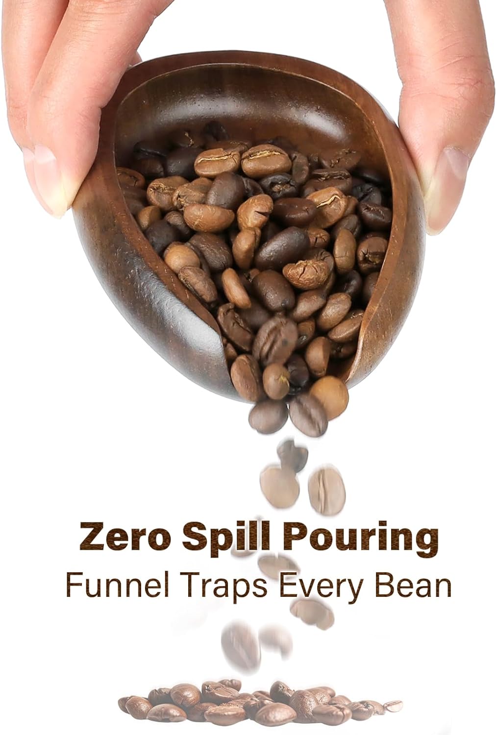 KitchenTour Artisan Coffee Kit - Wooden Dosing Cup + Anti-Static Sprayer + Grind Size Tool-3-in-1 Pro Set: Measure, Spray, Validate