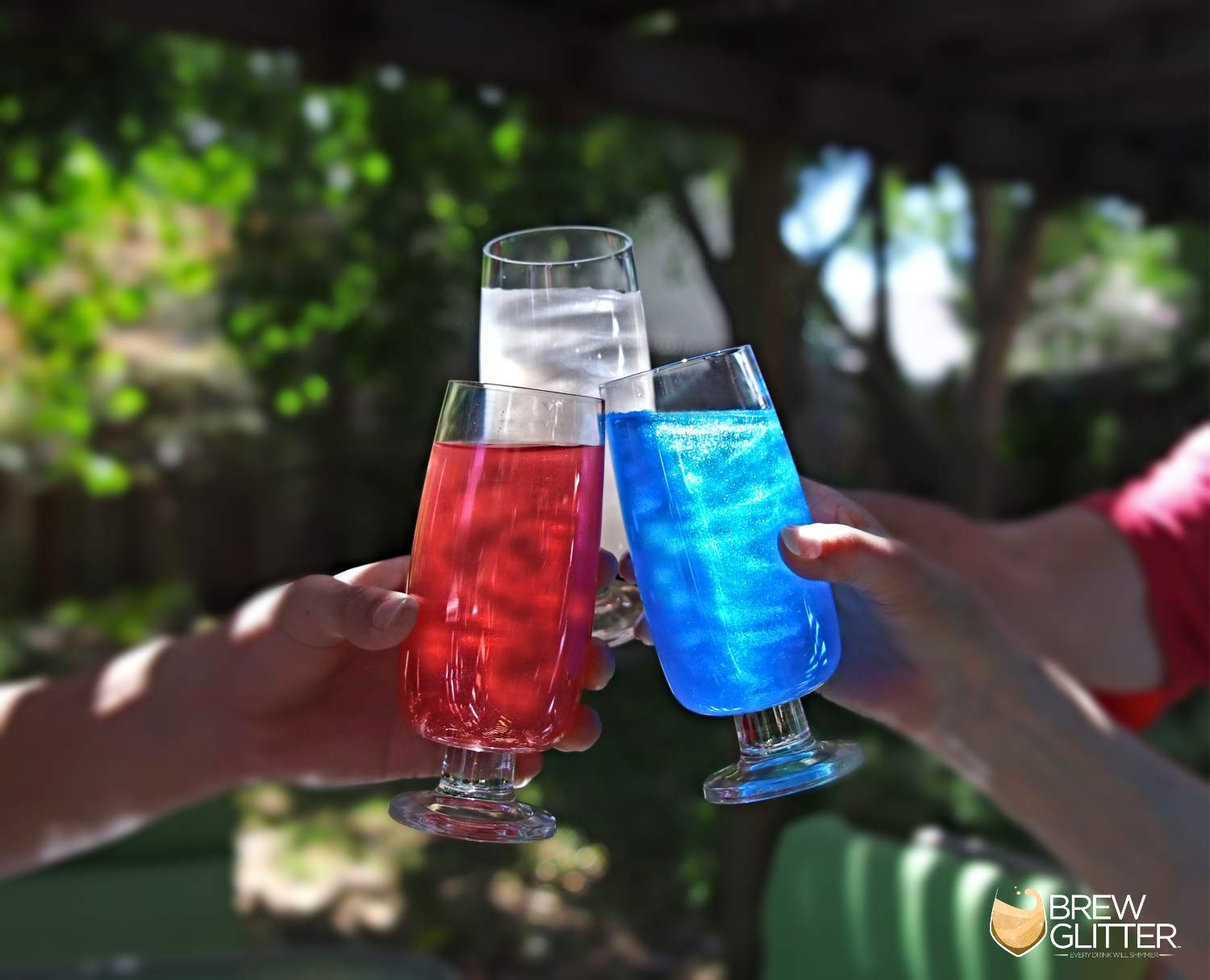 Brew Glitter - Green (50g 1x Jar) | Edible Glitter for Cocktails, Mocktails and Beverages