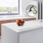 2MM Thick Silicone Countertop Mat, 35.4"x 23.6" Silicone Mats for Kitchen Counter, Nonslip Heat Resistant Mat, Large Kitchen Counter Mats, Waterproof Countertop Protector, Semitransparent