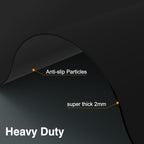 AECHY Silicone Mats for Kitchen Counter 47"x23.6"x0.08”, Largest Heat Resistant Mat Shipped Rolled Up Kitchen Island Silicone Countertop Protector Mat Nonslip Extra Large Counter Mat, Black