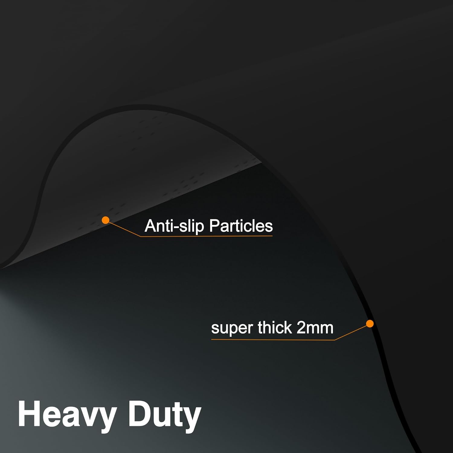 AECHY Silicone Mats for Kitchen Counter 47"x23.6"x0.08”, Largest Heat Resistant Mat Shipped Rolled Up Kitchen Island Silicone Countertop Protector Mat Nonslip Extra Large Counter Mat, Black