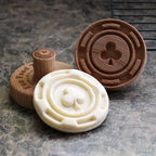 Wood Cookie Stamp, 2.5 Inch (Club Poker Chip CS-110)