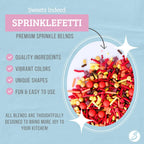 Sweets Indeed Thankful Fall Sprinklefetti Mix – 4 oz Jar | Autumn Sprinkles with Jimmies, Nonpareils, Leaf Quins & Sugar Pearls | Thanksgiving Cupcake & Cookie Decorations