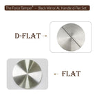 The Force Tamper Automatic Impact Adjustable Constant Pressure and Autoleveling Coffee Tamper Black Mirror Jellyfish AL Handle Set Pro (Flat-Distribute Set, 54.00mm)