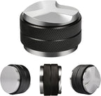 51mm Espresso Tamper, Coffee Distributor Adjustable Height, Coffee Leveler Fits with Two-in-one Double-head and Flat-bottom Three Leaf for Macaroons Espresso Coffee