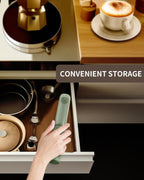 CIRCLE JOY Rechargeable Milk Frother Hanheld, Dual Ring Electric Coffee Frother, Portable Hand Frother Wand Drink Mixer for Matcha Lattes Cappuccino, Kitchen Gifts, Green