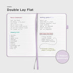 &And Per Se Lined Journal Notebook for Women&Men with Pattern, 160 Pages 100GSM Thick Paper, A5 Hardcover Journals for Writing(Lavender)