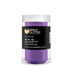 Purple BREW GLITTER Edible Glitter For Drinks, Cocktails, Beer, Garnish Glitter & Beverages | KOSHER & HALAL Certified | 100% Edible & Food Grade | Vegan, Gluten, Nut Free (25g, Purple)
