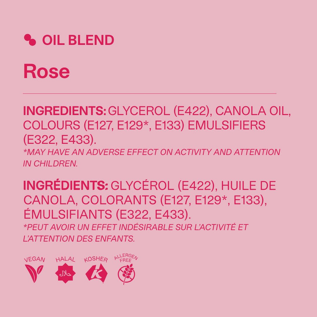 Colour Mill Oil-Based Food Coloring, 20 Milliliters Rose