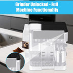 Top Mat for Ninja Luxe ES601 Espresso Coffee Machine, Silicone Top Pad Protector Anti-Slip Heat Resistant Waterproof Pad for Ninja Luxe Cafe Accessories