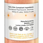 Bakell - Neon Orange Tinker Dust (4g, 1x Mini Spray Pump) Edible Glitter for Food, Desserts, and Beverages!