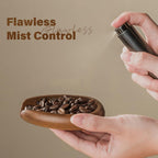 KitchenTour Artisan Coffee Kit - Wooden Dosing Cup + Anti-Static Sprayer + Grind Size Tool-3-in-1 Pro Set: Measure, Spray, Validate