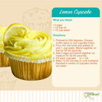 Heartland Gourmet: Gluten Free Lemon Cupcake Mix - Rich and Decadent - Certified Gluten Free Ingredients - All Purpose - Safe for Celiac Diet