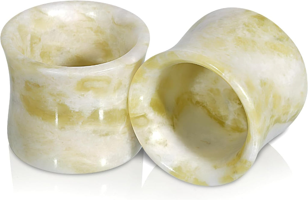 Handcrafted Natural Jade Shot Glasses – Set of 2 | 1.3 oz Whiskey, Espresso & Tequila Cups in Unique Bamboo Joint Shape, Oriental Inspired Luxury Gift for Men & Whiskey Lovers