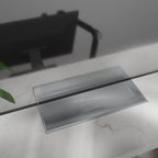 16" x 10" Stainless Steel Tray Deep Countertop Tray & Counter Organizer Tray for Cash, Coins, Files Brushed Finish, Slip-Resistant, Durable Design for Banks, Stores, & Offices