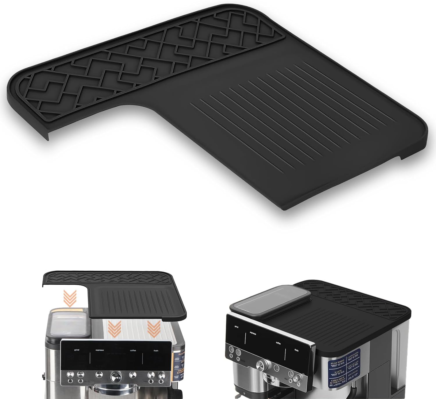 Silicone Espresso Machine Mat for Ninja Luxe Café ES601 | Top Protector, Anti-Slip, Waterproof & Heat-Resistant - Easy to Clean Accessories