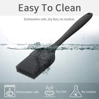 Silicone Basting Pastry Brush - Cooking Brush for Oil Sauce Butter Marinades, Food Brushes for BBQ Grill Kitchen Baking, Baster Brushes Baste Pastries Cakes Meat Desserts, Food Grade, Dishwasher Safe