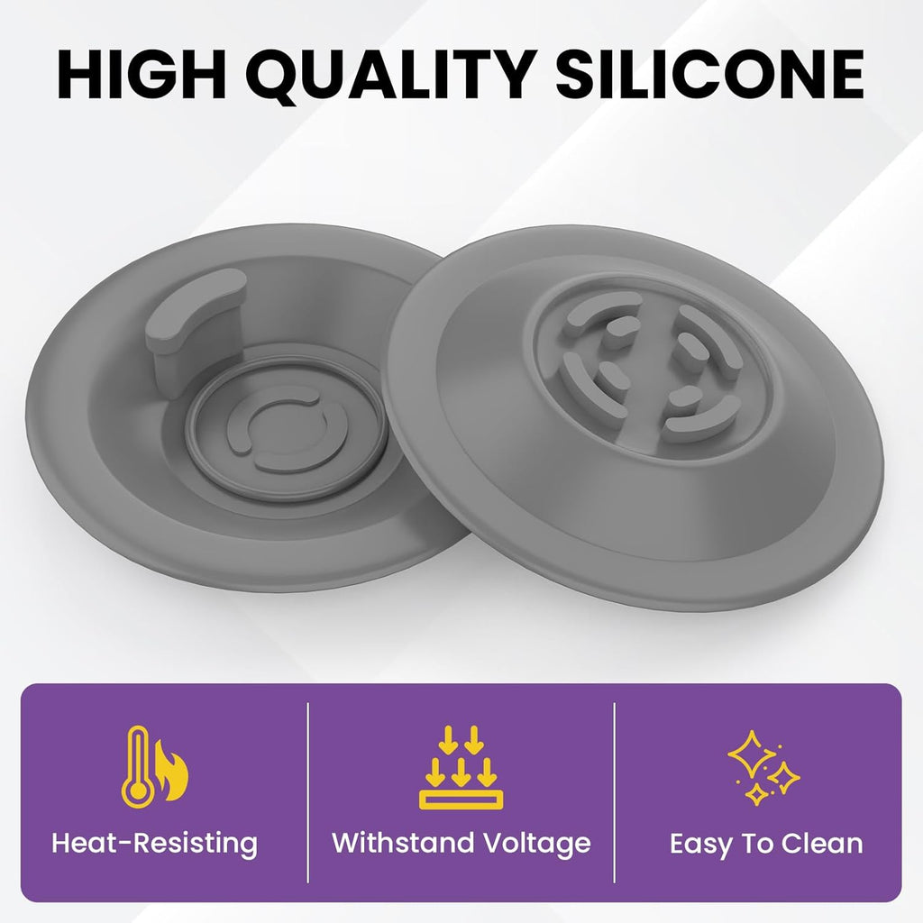 Espresso Backflush Cleaning Disc, 54mm Silicone Backflush Disc for Most Espresso Machines, Compatible with BES870XL BES878BSS BES880 BES840XL BES810BSS, 4 Pack