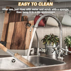 Pizza Oven Brush, 21" Brush and Stainless Steel Scraper for Pizza Stone, BBQ Grill Cleaning Brush Non Scratch Heat Proof Brass Bristles with Screwdriver, Outdoor Pizza Oven and Accessories