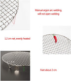 Versatile Round 304 Stainless Steel Cooling Rack Baking,Heat Resistant Rust Proof Sturdy Durable Dia 7.9"
