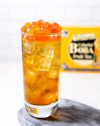 J WAY BOBA Authentic Instant Tapioca Boba Pearls for Milk Tea, Smoothies and Desserts, Tropical Fruit Flavor (Ready in Just 20 Seconds) - 5 Servings