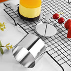 Round Cake Mold, Stainless Steel Mousse Tart Ring Cake Ring Tower Pie Cake Mold Baking Tools Including Pusher and Lifter Baking Accessories-8PCS, 2.9 x 2in