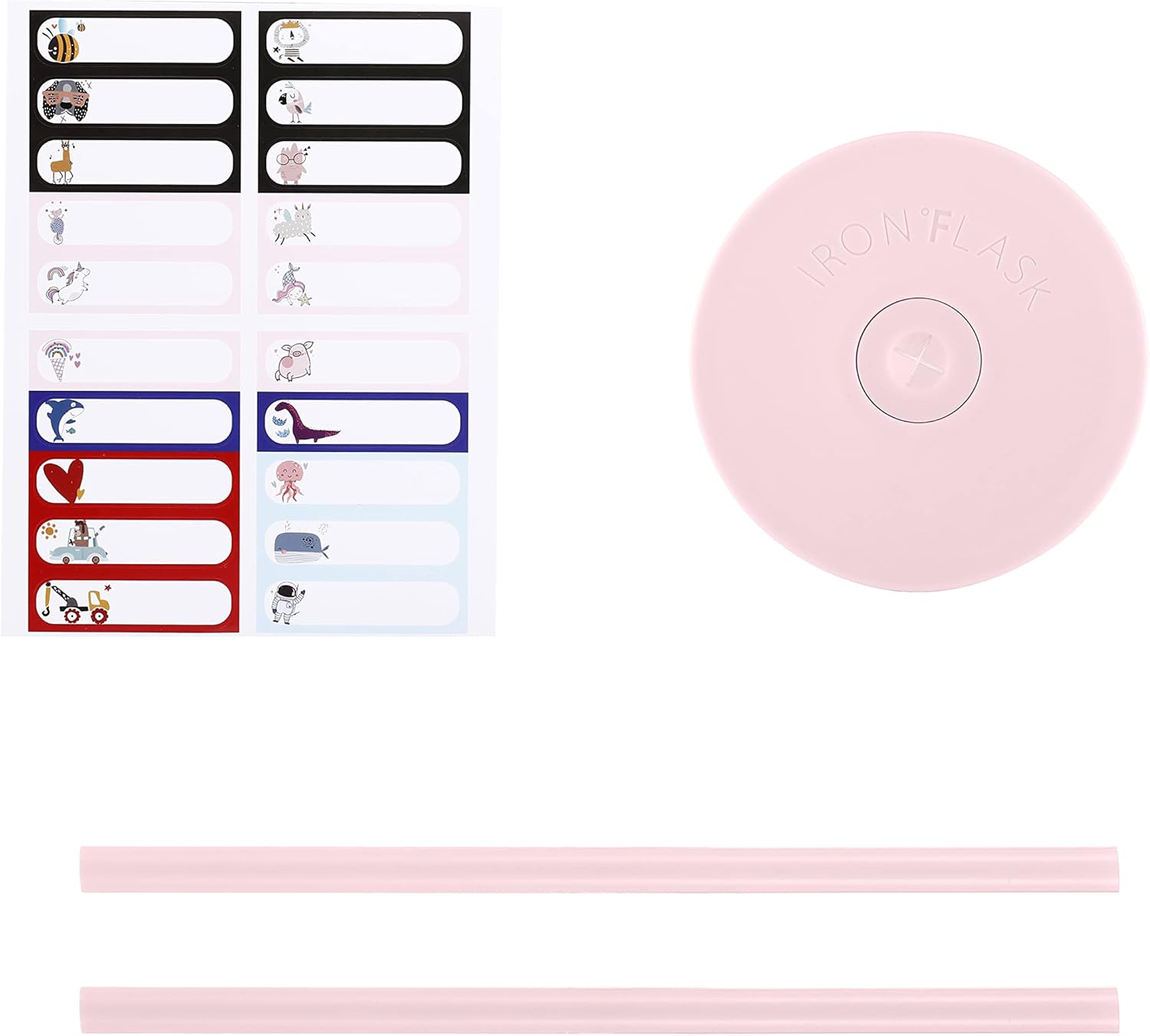 IRON °FLASK Classic Tumbler - Vacuum Insulated Stainless Steel Water Bottle, Double Walled, Drinking Cup, Insulated Travel Mug (Stardust Unicorns, 12 oz Kids)