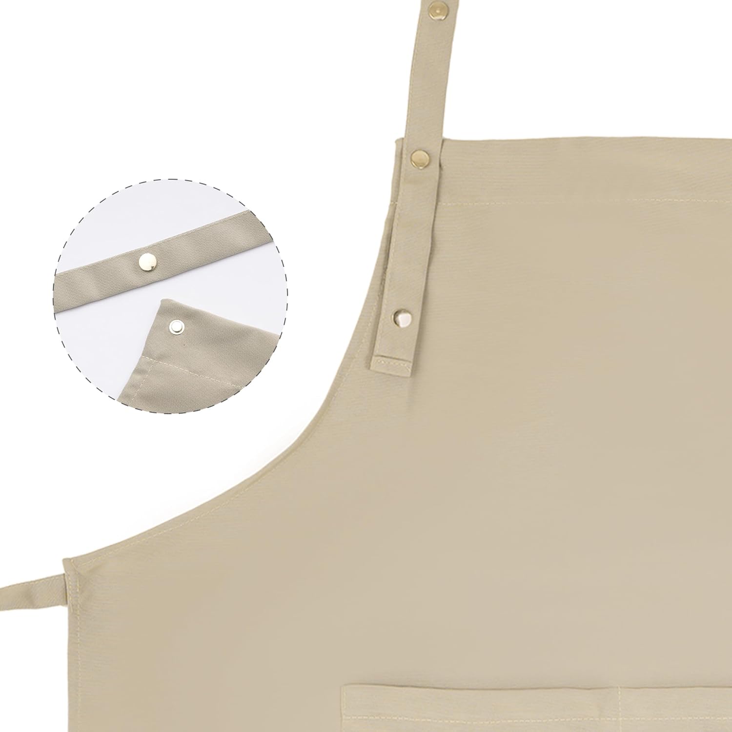 Tosewever Art Aprons for Women Painting Pottery Baking, Mens Buckle Straps Kitchen Apron with Pockets for Chef Cooking